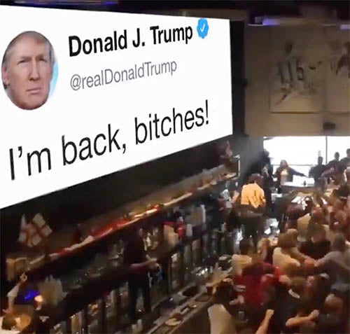 Donald Trump "I'm Back, Bitches!" Troll QR items