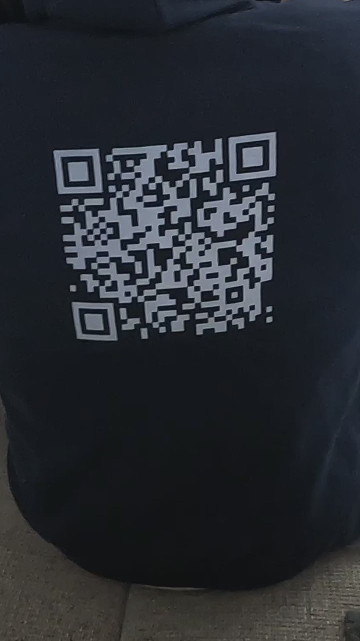 T-Shirt Fart Guitar Pedal white QR joke