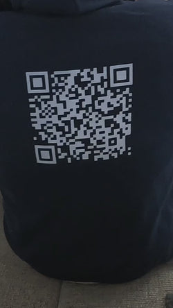 Long Sleeved T-Shirt Fart Guitar Pedal white QR joke