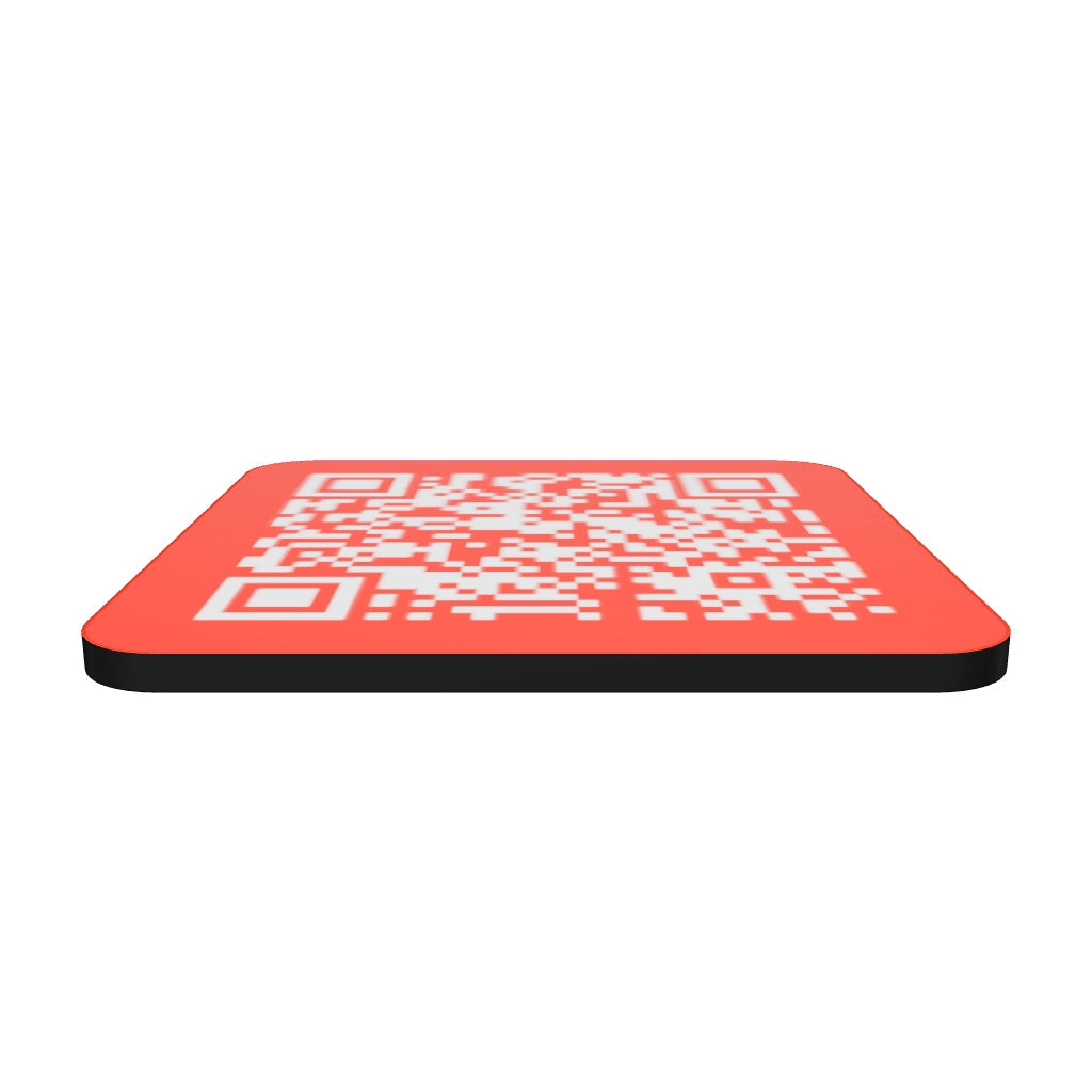 Cork-back coaster Do They Know It's Fistmas?