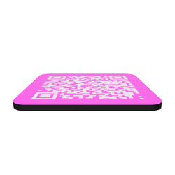 Cork-back coaster Liberal Screams Troll QR