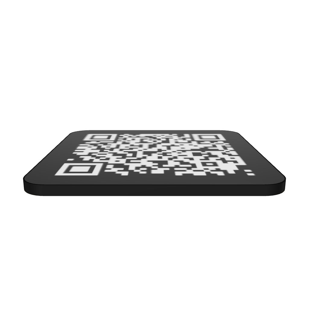 Cork-back coaster Mental Help Hotline