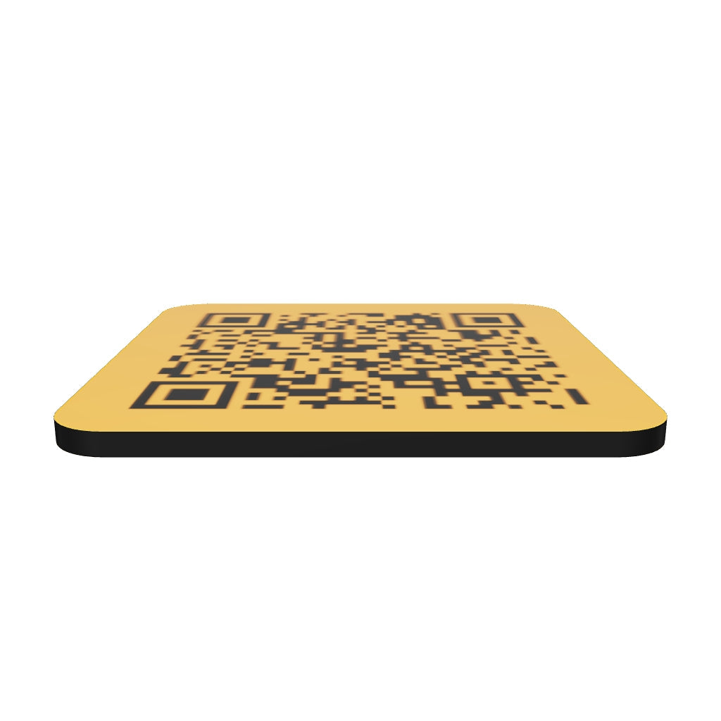 Cork-back coaster The Trumpsters Troll QR