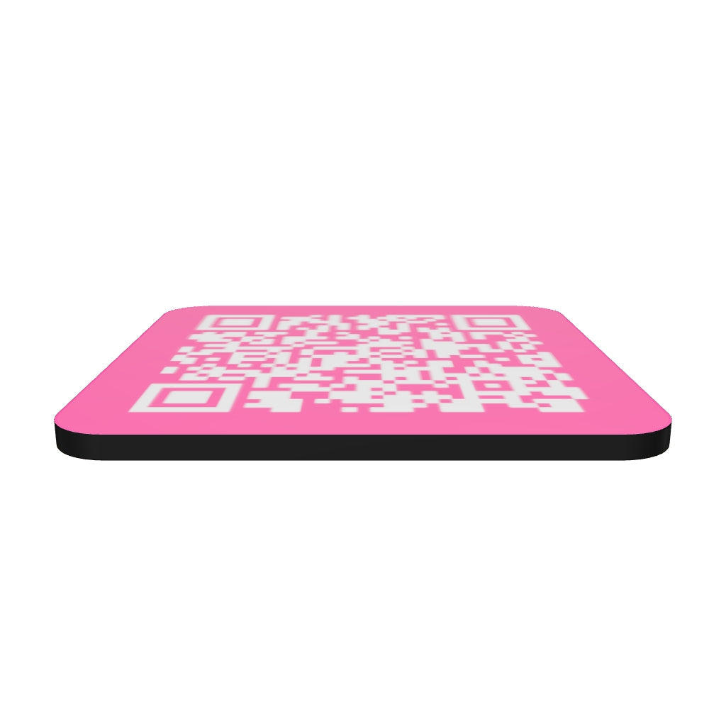 Cork-back coaster Women wise words Troll QR