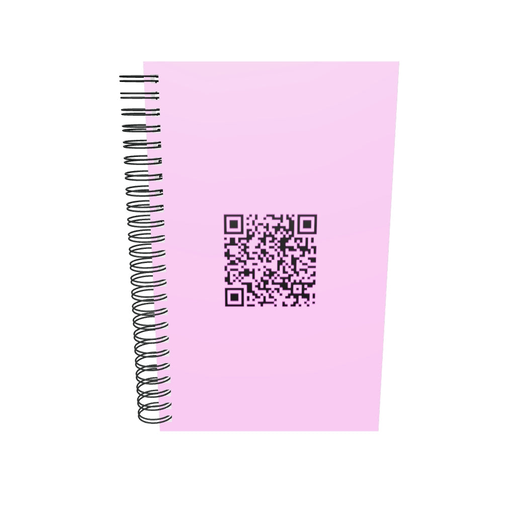 Spiral notebook I Think My Boyfriend is Gay QR song