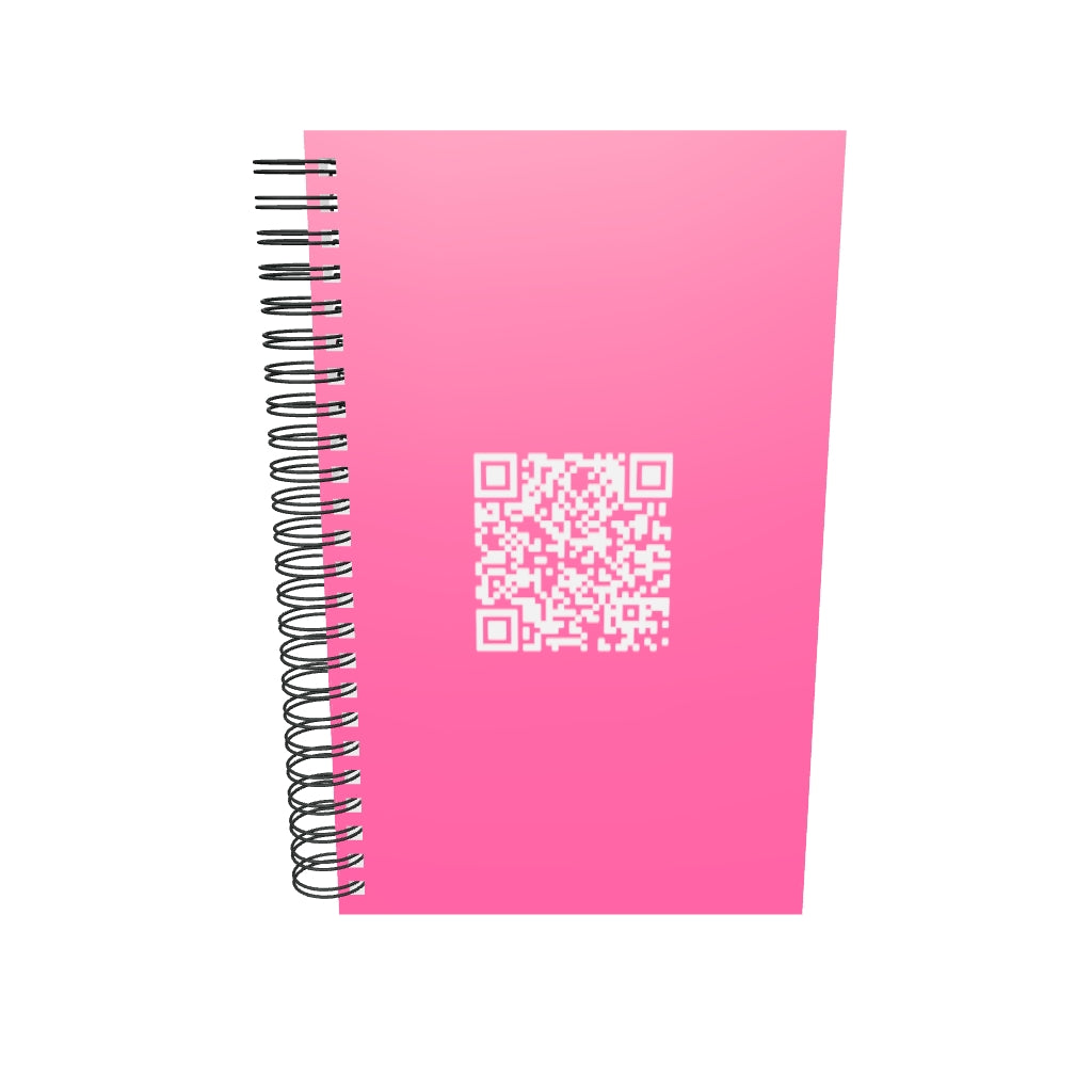 Spiral notebook Slut Maker QR joke