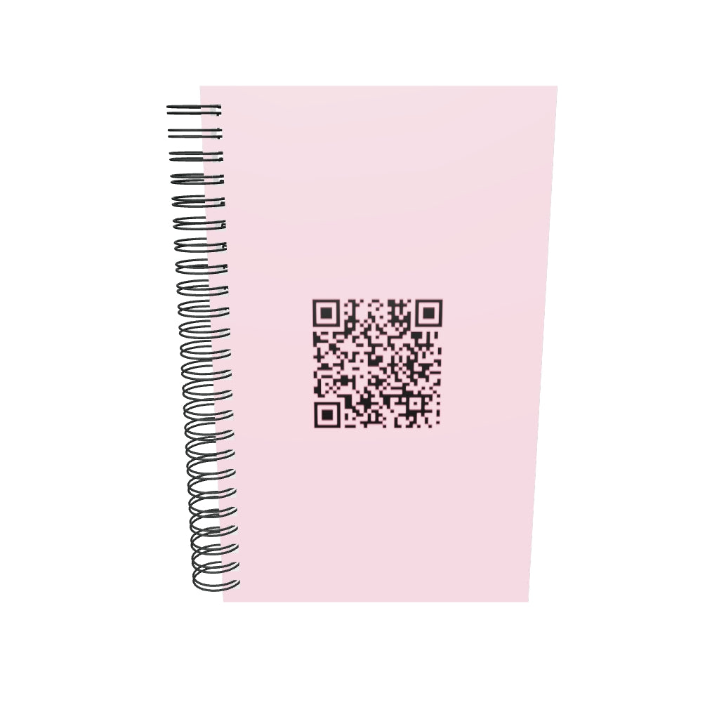 Spiral notebook Your Dad Should've Pulled Out QR song